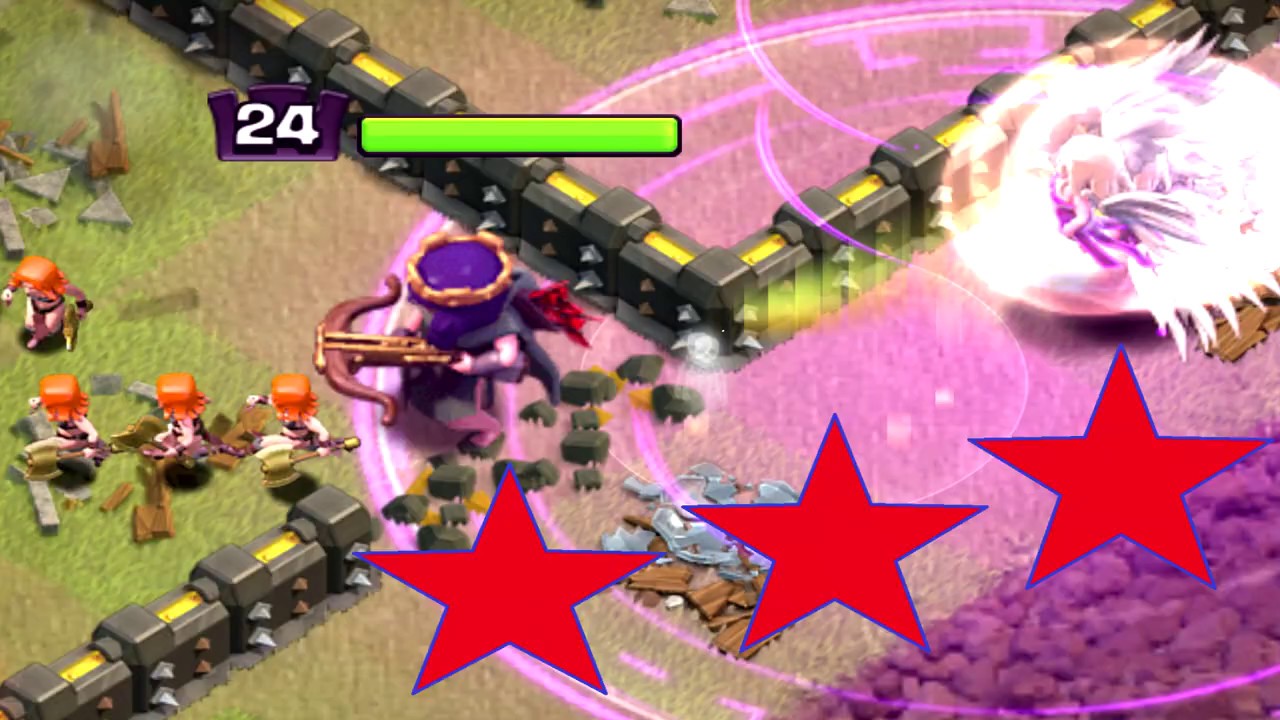 3 Star Attack: TH9 Queen Walk + Valks