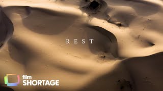 Rest (Experimental Sci-Fi Short Film) | A stranded soul searches an endless desert for his purpose.
