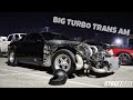 CRAZY 1000hp Turbo Trans Am takes on Twin Turbo Mustang & MORE!!! (MUST WATCH STREET RACING)