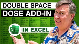 Excel Double Space Your Data By Adding Blank Rows - Episode 2508D