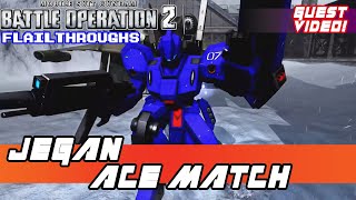 Gundam Battle Operation 2: Guest Video! RGM-89 Jegan In An Ace Match