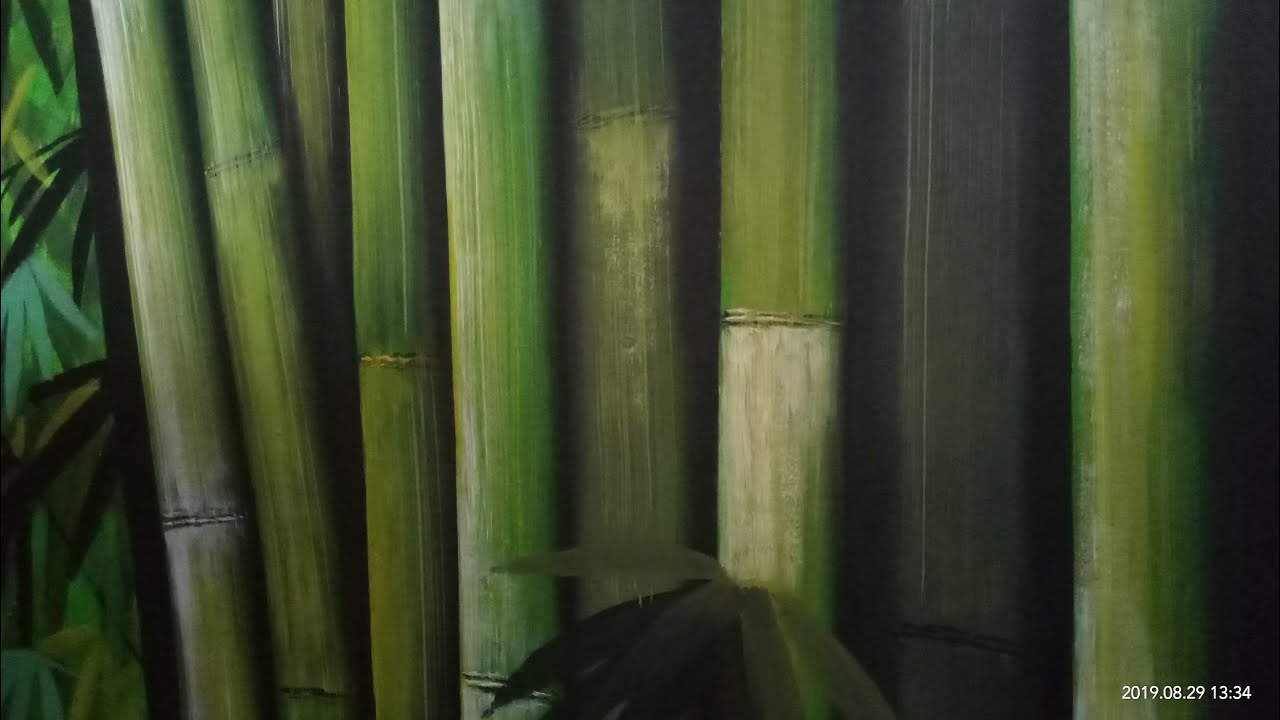 Fantastis 30 Lukisan Dinding Motif  Bambu  Romi Gambar