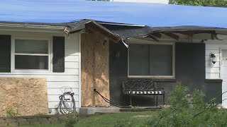 Fenton family's home destroyed by fallen tree