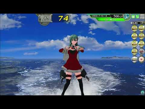 鈴谷 改二 (クリスマスmode) 砲撃演習 01