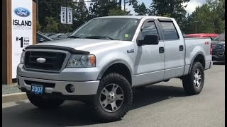 2007 Ford F-150 FX4 W Keyless Entry Power Pedals Lined Box review Island Ford