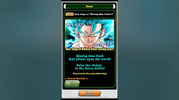 Teq Vegito blue and Str rose coming to Global with a ticket Banner DragonballZ Dokkan battle