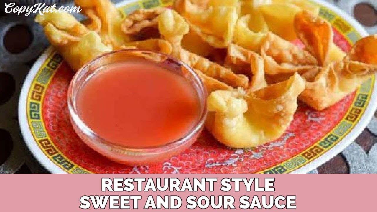Restaurant Style Sweet and Sour Sauce YouTube