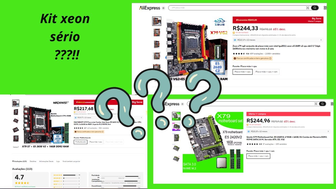 Kit xeon, a verdade!!!!