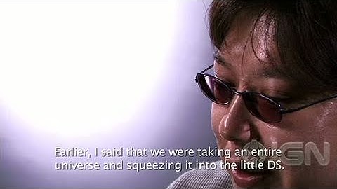 Infinite Space Nintendo DS Video - Dev. Diary