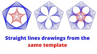 Geometric Art Drawing Easy | What To Draw For Beginners |  Geometric Line Art Tutorial