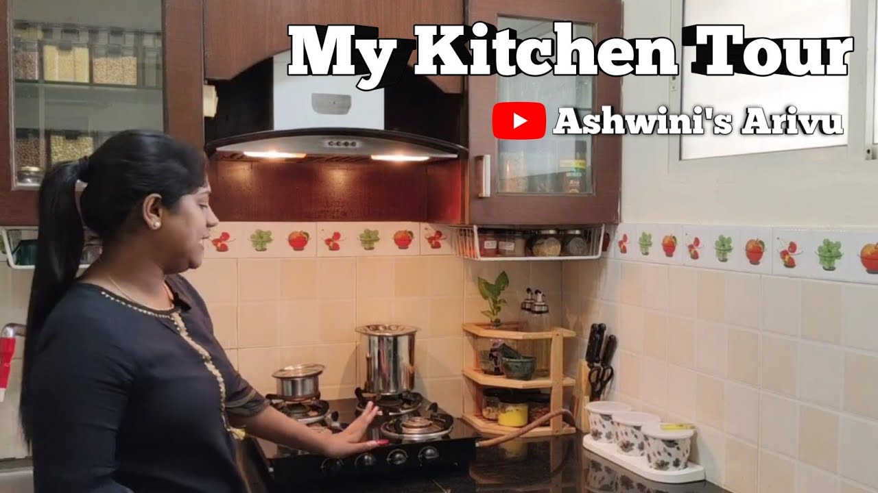 MY Kitchen  Tour | My Organised  Kitchen Tour  | Kitchen  Organisation Ideas | Kannada Vlog l
