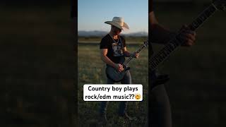 Country Boy Plays Rock/Edm Music??🤯🤯 #Shorts