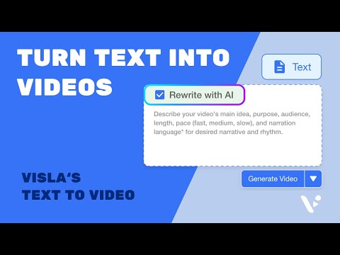 Transform Your Text into Engaging Videos with Visla's AI - video from Visla Us