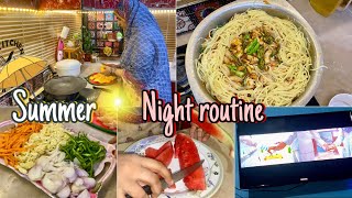 Night Routine In Summer | Itni sust Or Kahil Ho Gai | Quick Singaporean Rice | Wedding Movie Dekhi