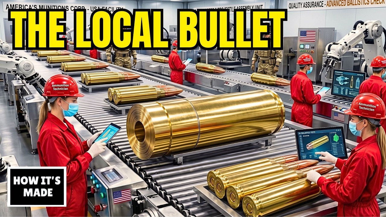 How Bullets Work Inside an Ammo Factory | How Bullets Are Made Step-by-Step (Full ...