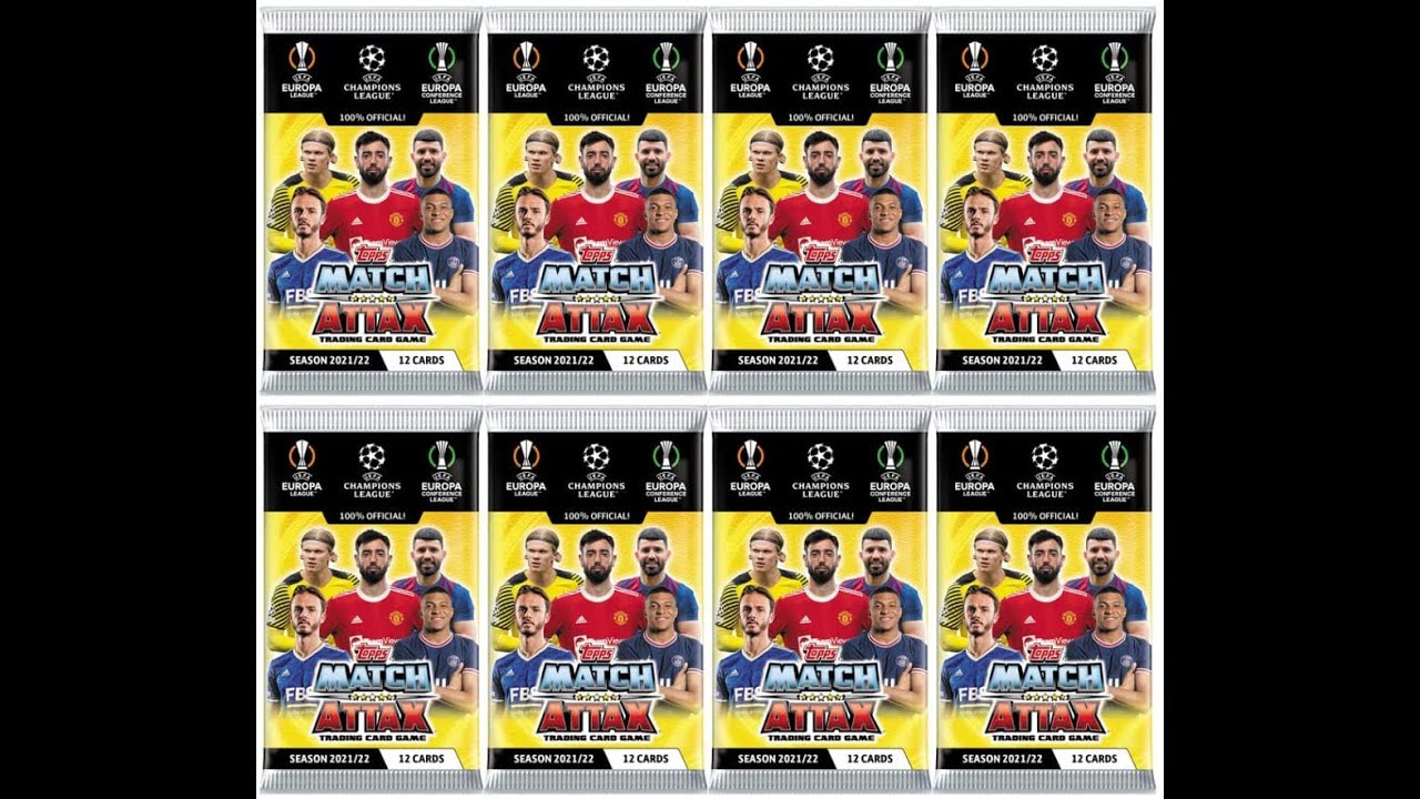 FREE CODES INSIDE!!! TOPPS MATCH ATTAX Season 2021/22 CHAMPIONS LEAGUE