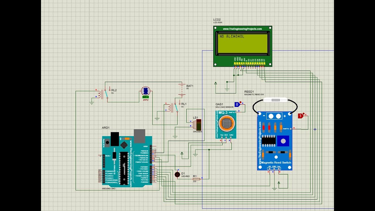 ALCOHOL & SEAT BELT DETECTION SYSTEM IN VEHICLES USING ARDUINO (ATL