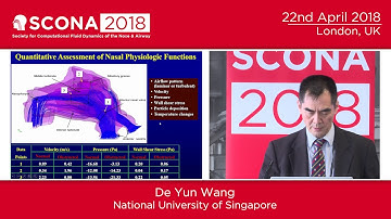 2.6 Nasal airflow in CFD simulation models - Prof De Yun Wang