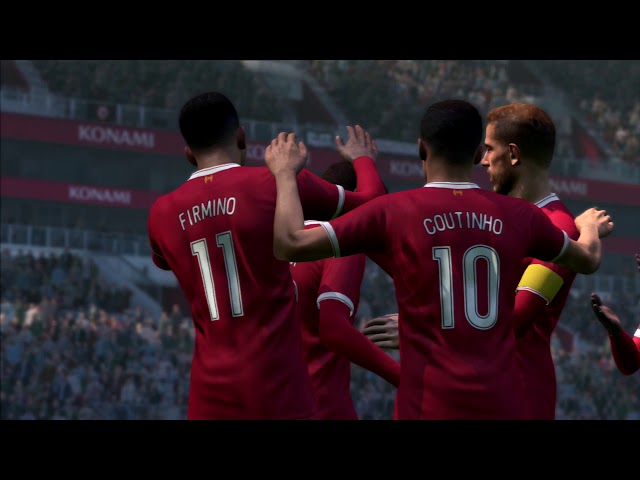 PES 2018 Gameplay PS3 - Manchester United vs Liverpool Full Game - YouTube