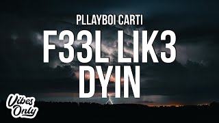 Playboi Carti - F33l Lik3 Dyin (Lyrics)
