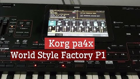 Korg pa4x - World Styles - Live Record | Part 1