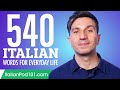 540 Italian Words for Everyday Life - Basic Vocabulary #27