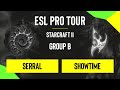 SC2 - Serral vs Showtime - DreamHack SC2 Masters: Fall -  Group B - EU