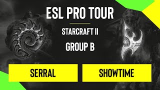 SC2 - Serral vs Showtime - DreamHack SC2 Masters: Fall -  Group B - EU