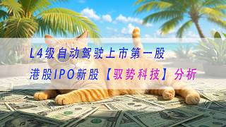 【驭势科技】1511.HK L4级自动驾驶上市第一股港股IPO新股分析申购建议 | 基本面分析 | A股 | 股票 | 投资 | 金融