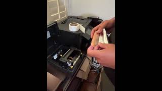 Loading of RFID labels and ribbon into a Chainway CP30 RFID printer