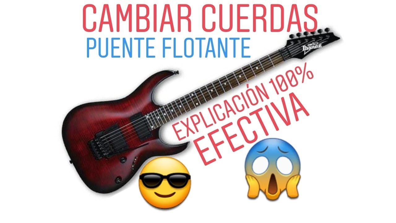 Cómo cambiar cuerdas de guitarra eléctrica con puente flotante Ibanez