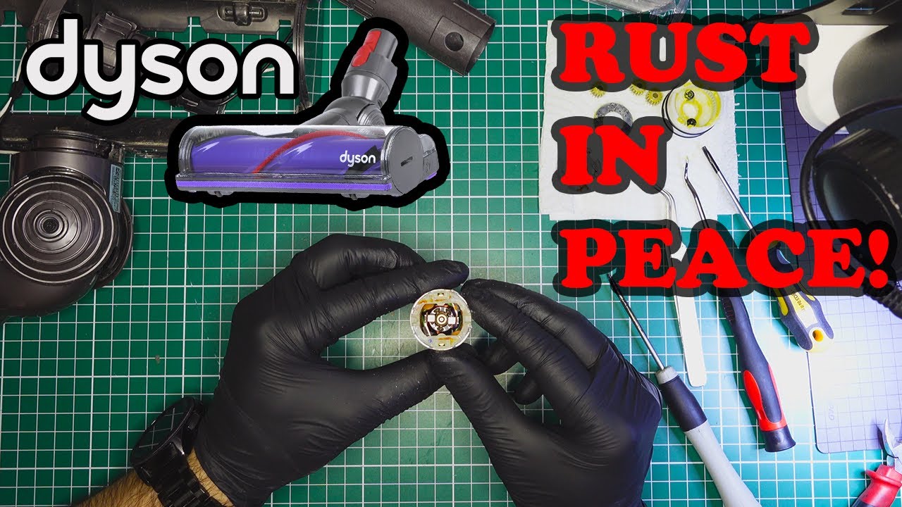 Dyson V8 Cleaner Head not spinning Rust in peace! YouTube