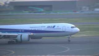 全日本空輸 All Nippon Airways 767-381(JA8669) NH-658 岡山(OKJ)→羽田(HND) landing