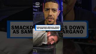 Gunther choked out Cody Rhodes while Sami Zayn just ket it happened on SmackDown #wwe #smackdown