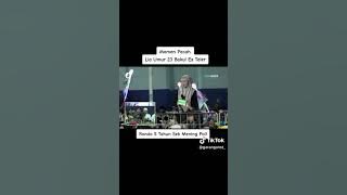 Lia jama'ah Gus iqdam viral Rondo 5 tahun bakul es teler.