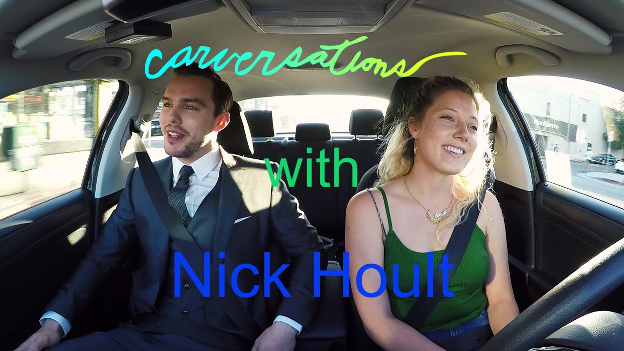 Suzie & Nick (Nicholas) Hoult drive to the 'Equals' premier
