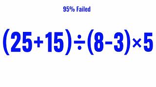Only 1% Can Solve This Math Problem!