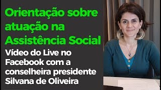 Orientação • Atuação da/o psicóloga/o na Assistência Social