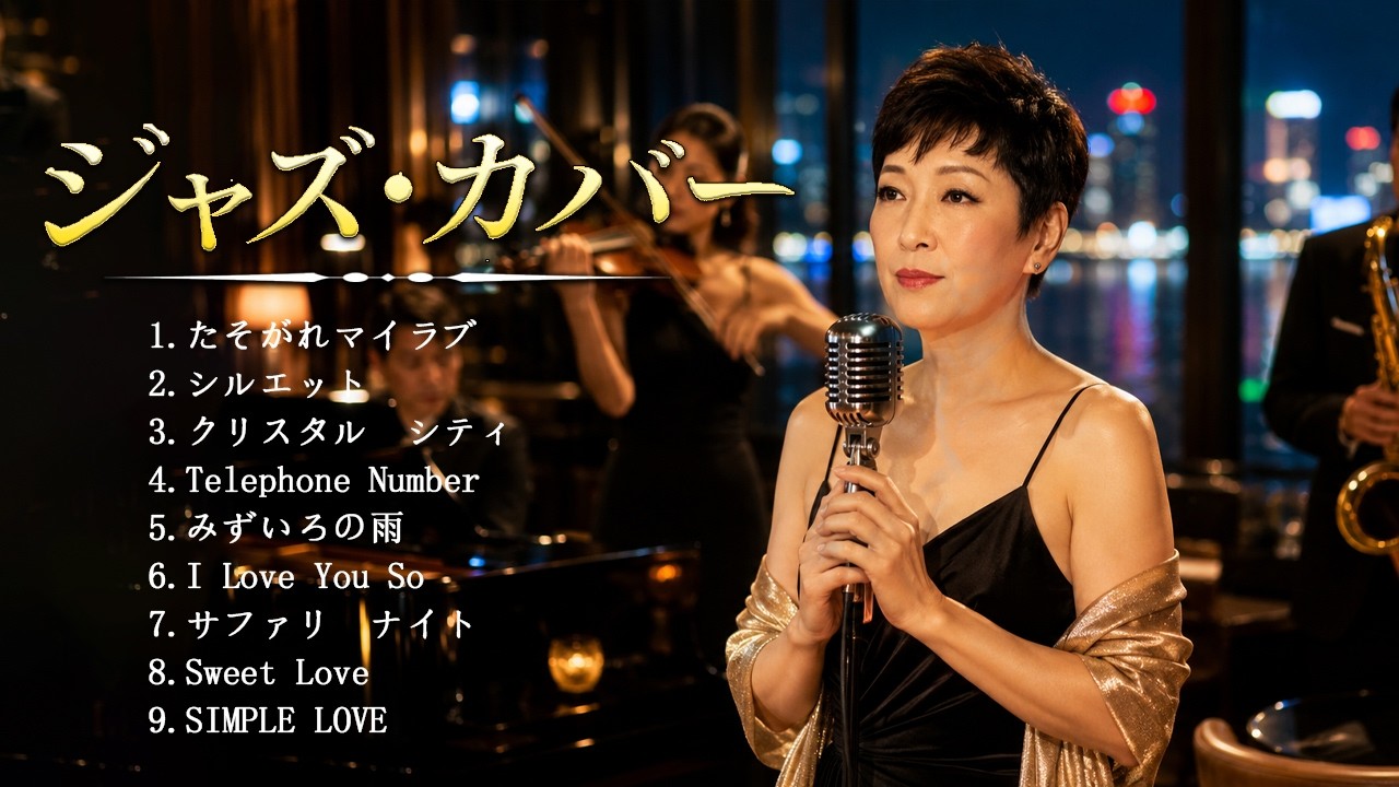 大橋純子 ジャズカバー集 🎷 夕暮れにそっと残る余韻のジャズカバー