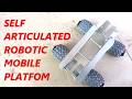 WORLD PATENT NOVELTY ! first ever SELF ADAPTED to rough terrain segmented articulated DRONE chassis