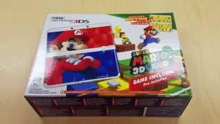 New 3ds Super Mario 3d Land Bundle Unboxing