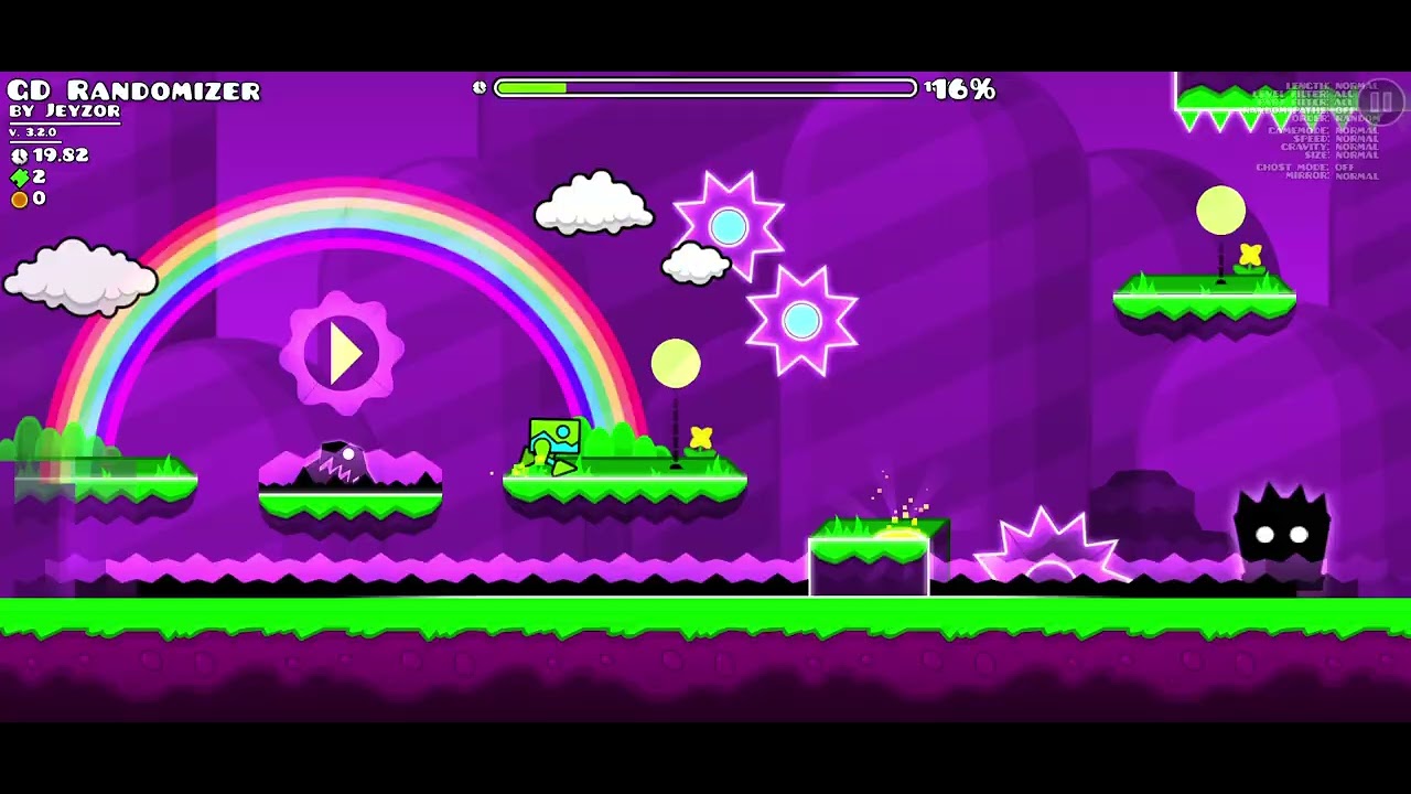 Geometrydash Randomized I play gd randomizer in geometry dash - YouTube