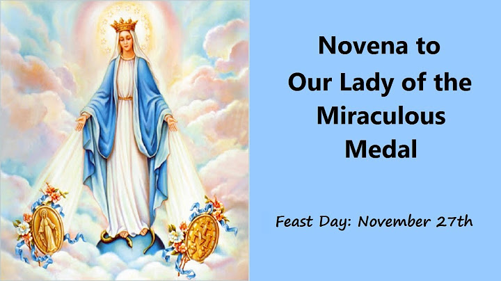 9 day novena to the miraculous medal pdf