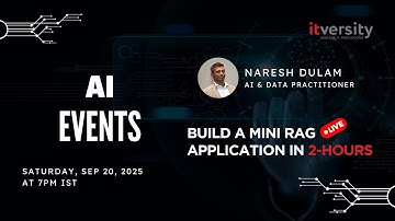 Build a Mini RAG App in 2 Hours — Live Demo with LangChain, Chroma & LangSmith