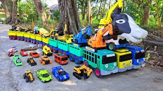 Mobil Truk Tronton Panjang Penuh Mobil Mobilan, Excavator, Loader, Mobil Balap, Kereta Api, Slender