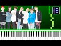 BTS 병 Dis Ease Piano Tutorial Easy mp3