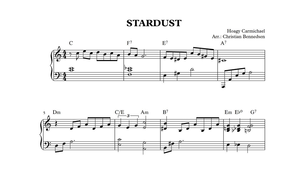 Stardust - Piano