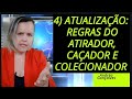 4)♦️ATUALIZAÇÃO/CAC: CAC PODE PORTAR ARMA CURTA MUNICIADA REGISTRADA NO SINARM