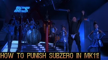 Mortal Kombat 11 - How to punish Sub-Zero in MK11!