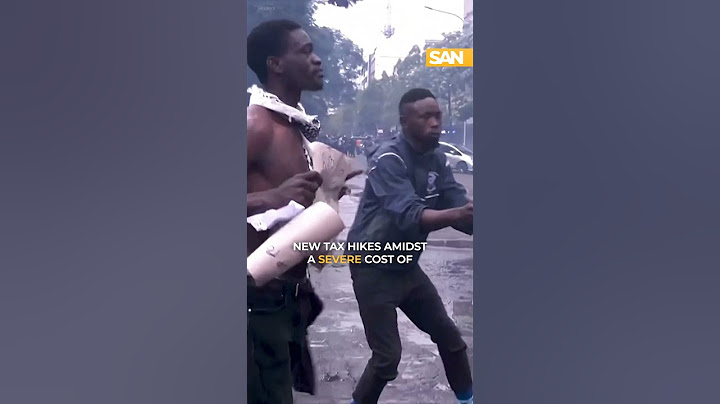 Violent clashes in #Kenya turn deadly as police fire on youth protesters